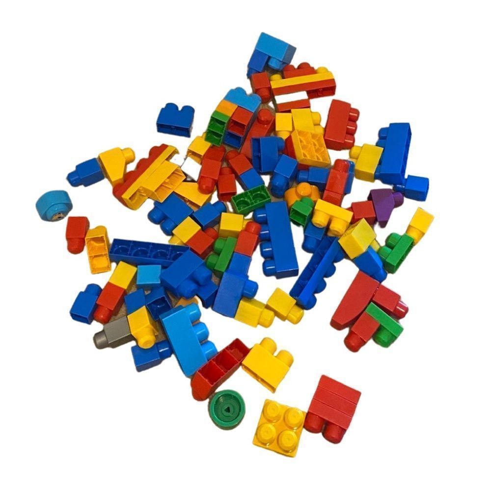 Mega Bloks First Builders Set Big Building Jumbo Blocks 95 pieces